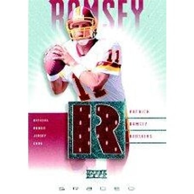 2002 UD Graded Rookie Jerseys #PR500 Patrick Ramsey