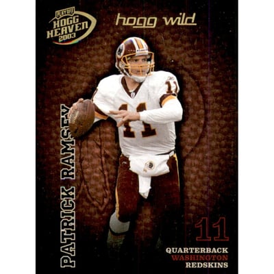 2003 Playoff Hogg Heaven Hogg Wild #145 Patrick Ramsey