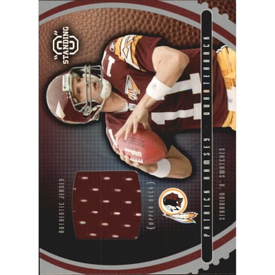 2003 Upper Deck Standing O Swatches #SWPR Patrick Ramsey