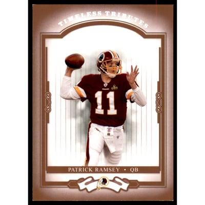 2004 Donruss Classics Timeless Tributes Red #100 Patrick Ramsey