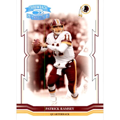 2005 Throwback Threads Platinum Holofoil #148 Patrick Ramsey