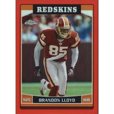 2006 Topps Chrome Red Refractors #49 Brandon Lloyd