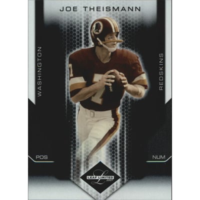 2007 Leaf Limited #149 Joe Theismann