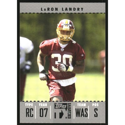 2007 Topps TX Exclusive Silver #118 LaRon Landry