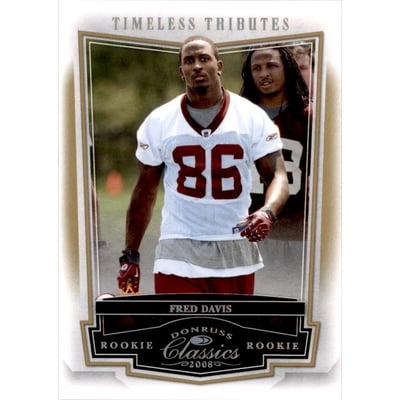 2008 Donruss Classics Timeless Tributes Gold #185 Fred Davis