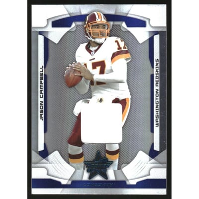 2008 Leaf Rookies and Stars Longevity Materials Sapphire #97 Jason Campbell