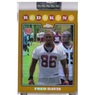 2008 Topps Chrome Gold Refractors #TC214 Fred Davis