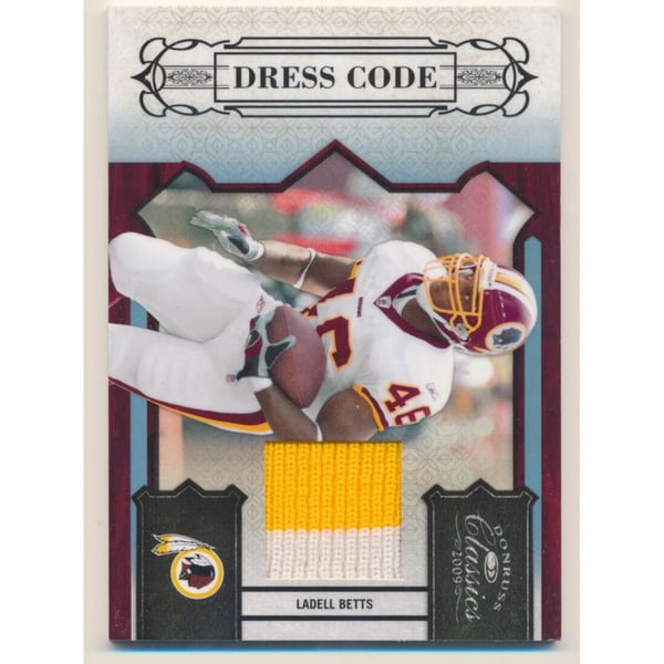 washington redskins jersey dress 2009 Donruss Classics Code Jerseys Prime #12 Ladell Betts/50 AUGUST2025