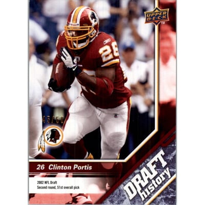 2009 Upper Deck Draft Edition Blue 50 #151 Clinton Portis