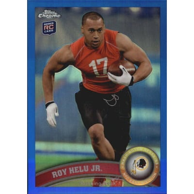 2011 Topps Chrome Blue Refractors #206 Roy Helu