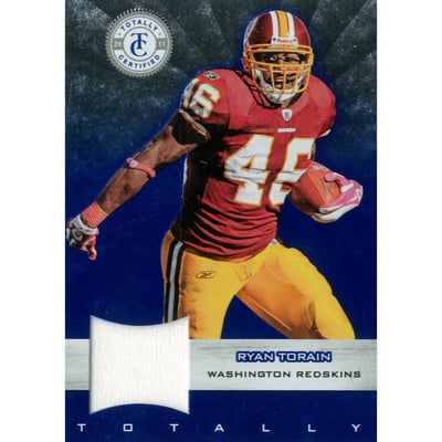 2011 Totally Certified Blue Materials #63 Ryan Torain/249