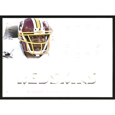 2013 Panini National Treasures Timeline Materials Custom Team Name #3 Alfred Morris/25