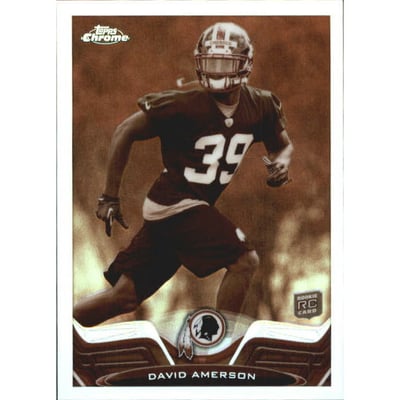 2013 Topps Chrome Sepia Refractors #66 David Amerson