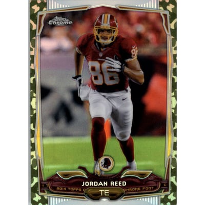 2014 Topps Chrome Mini Camo Refractors #4 Jordan Reed