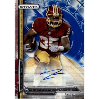 2014 Topps Strata Autographs Sapphire #153 Lache Seastrunk