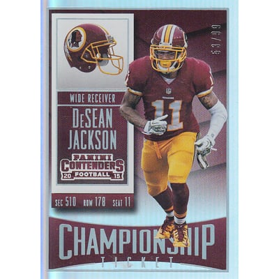 2015 Panini Contenders Championship Ticket #99 DeSean Jackson