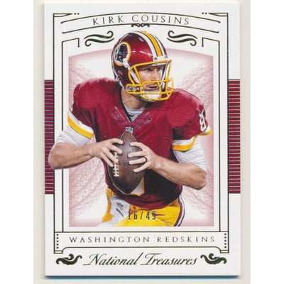 2015 Panini National Treasures Gold #67 Kirk Cousins