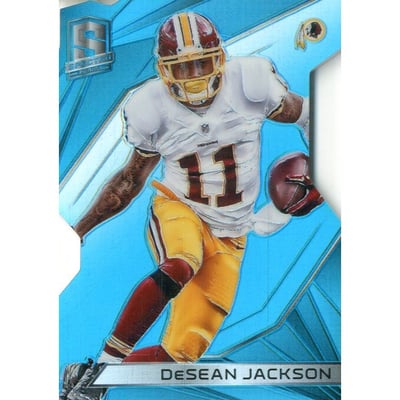 2015 Panini Spectra Neon Blue Die Cut #37 DeSean Jackson