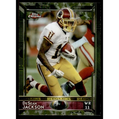 2015 Topps Chrome Mini Camo Refractors #52 DeSean Jackson