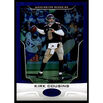 2017 Certified Mirror Blue #58 Kirk Cousins