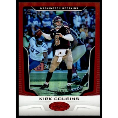 2017 Certified Mirror Red #58 Kirk Cousins/99