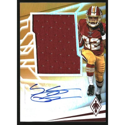 2017 Panini Phoenix Rookie Jumbo Patch Autographs Orange #40 Samaje Perine/49