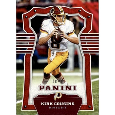 2017 Panini Red #80 Kirk Cousins