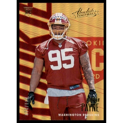 2018 Absolute Spectrum Red #145 Daron Payne