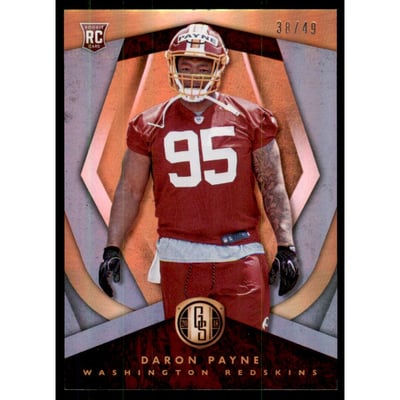 2018 Panini Gold Standard Platinum #147 Daron Payne