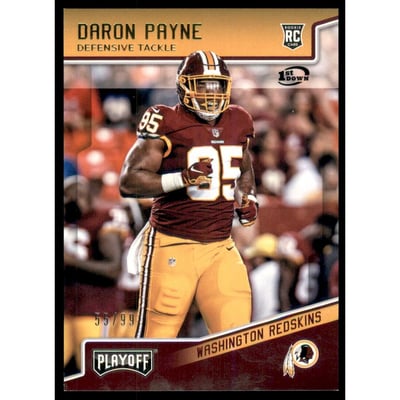 2018 Playoff 1st Down #245 Daron Payne