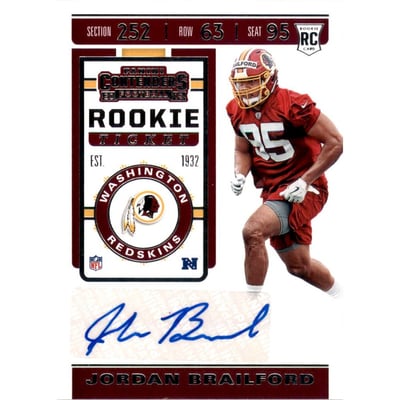 2019 Panini Contenders #233 Jordan Brailford AU RC