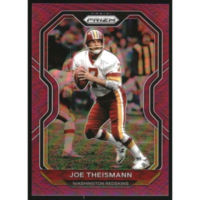 2020 Panini Prizm Prizms Purple #185 Joe Theismann