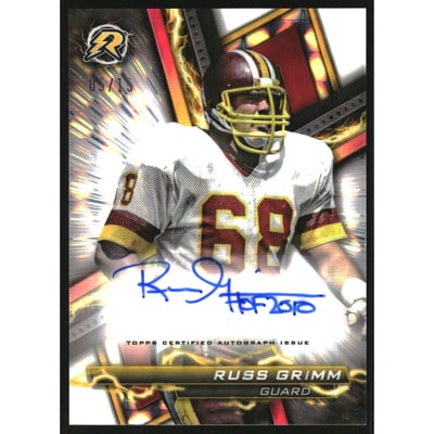 2023 Topps Composite Resurgence Autographs White Geometric #RARGU Russ Grimm