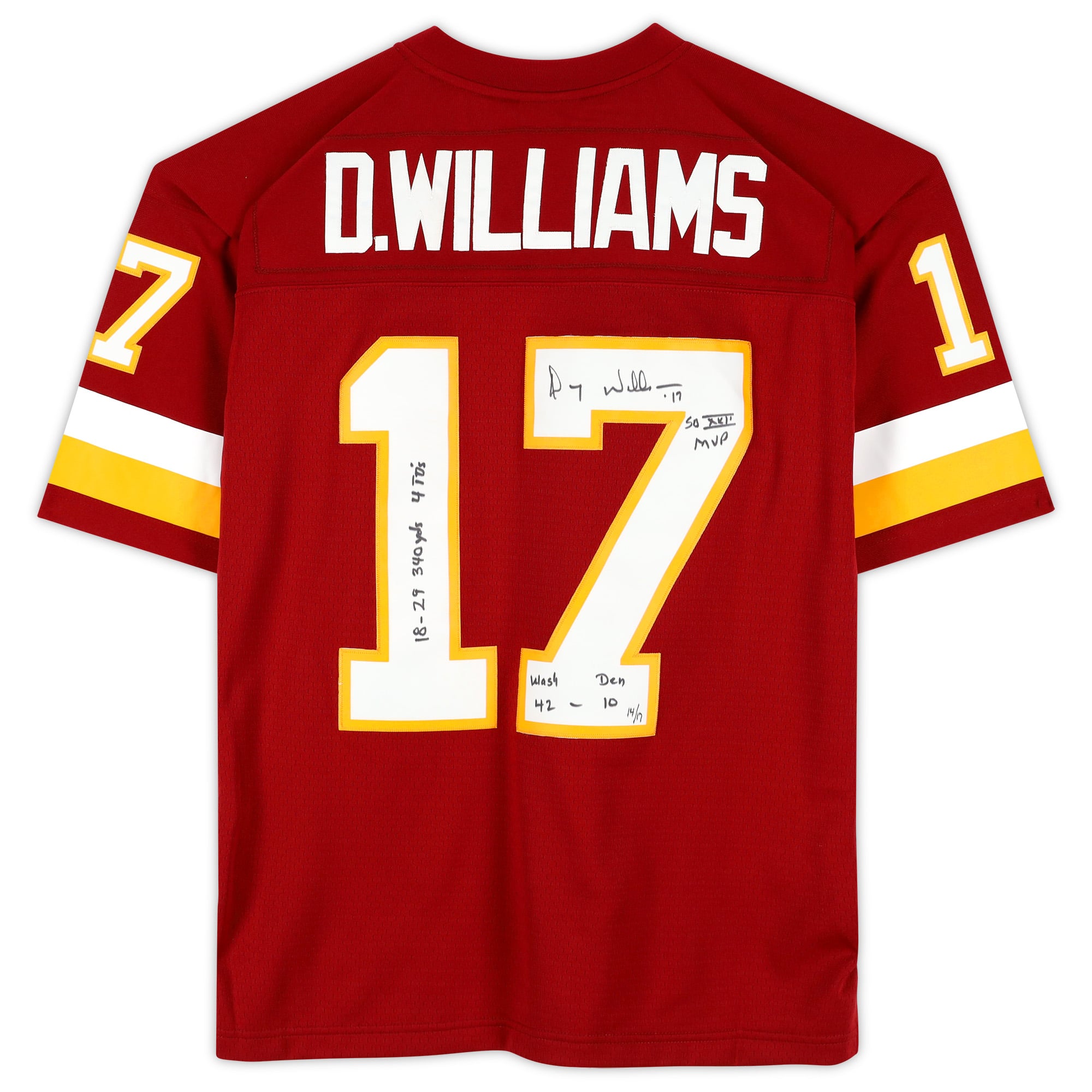 Doug Williams Washington Commanders Fanatics Authentic Autographed