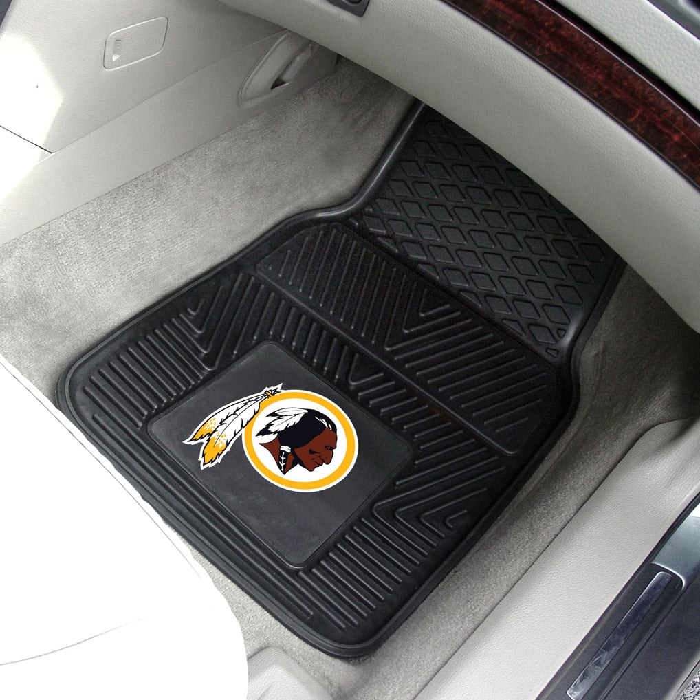 Washington Redskins Rubber Car Coasters Set Of 2 - Absorbent NFL Team Gear