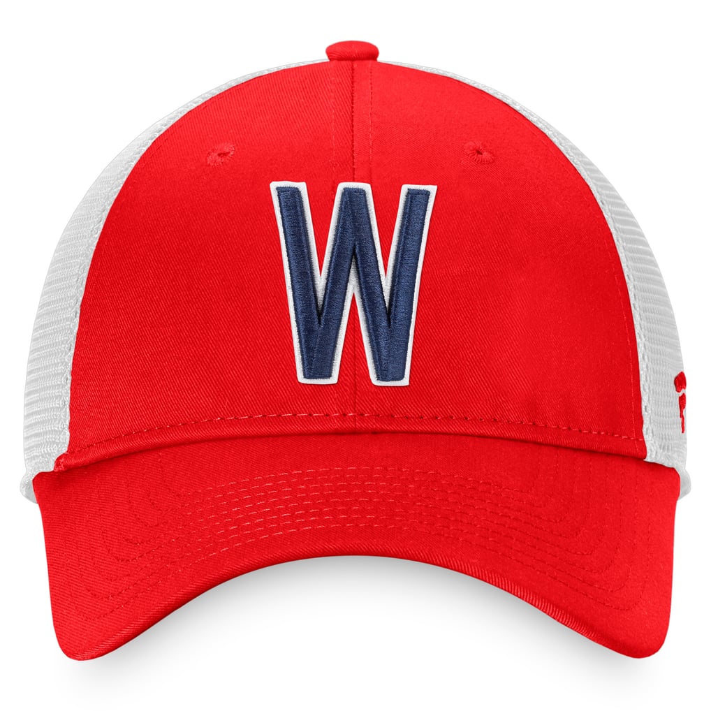 Washington Senators Fanatics Cooperstown Collection Core Trucker Snapback Hat - Red/White