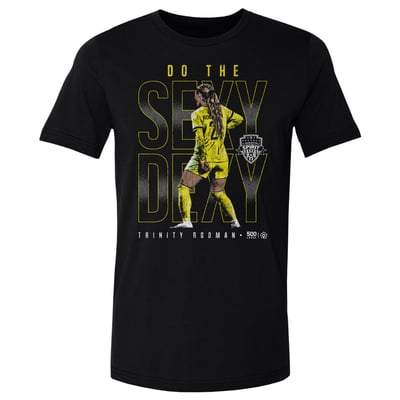 Trinity Rodman Washington Spirit 500 Level Player Graphic T-Shirt - Black