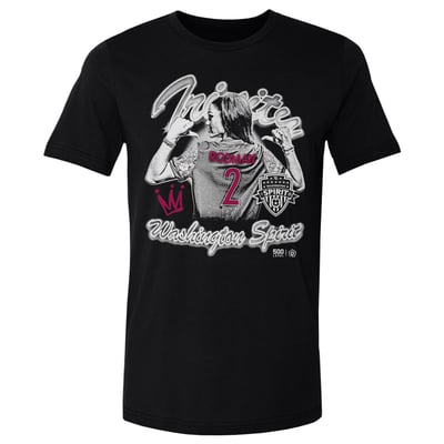 Trinity Rodman Washington Spirit 500 Level Player Graphic T-Shirt - Black
