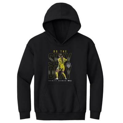 Trinity Rodman Washington Spirit 500 Level Youth Player Graphic Fleece Hoodie - Black