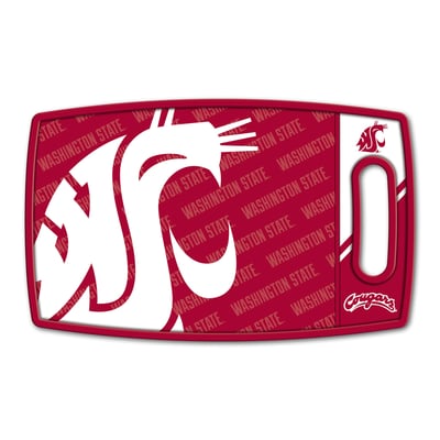Washington State Cougars Fanpoint Logo Series Cutting Board