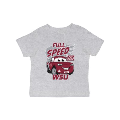 Washington State Cougars Vive La Fete Infant Full Speed T-Shirt - Gray