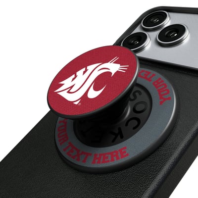 Washington State Cougars Keyscaper Personalized PopSockets Magnetic Phone Grip & Stand