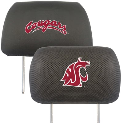Washington State Cougars Logo Brands Car Head Rest Cover