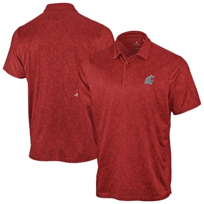 Washington State Cougars Antigua Lush Polo - Crimson