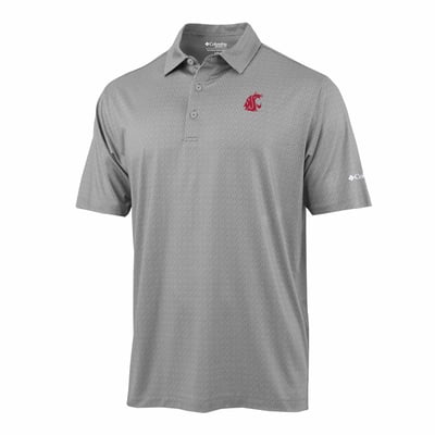  Washington State Cougars Columbia Pacer Polo - Gray
