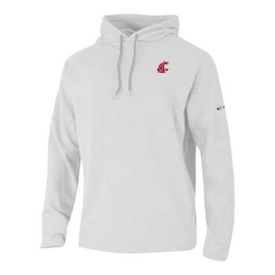 Washington State Cougars Columbia Swingcraft Fleece Hoodie - White