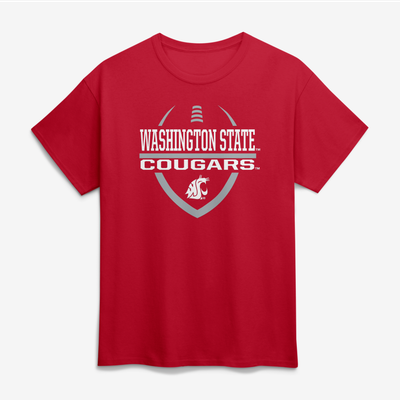 Washington State Cougars Football Fan T-Shirt - Crimson
