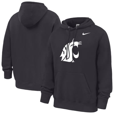 Washington State Cougars Nike Club Fleece Hoodie - Anthracite