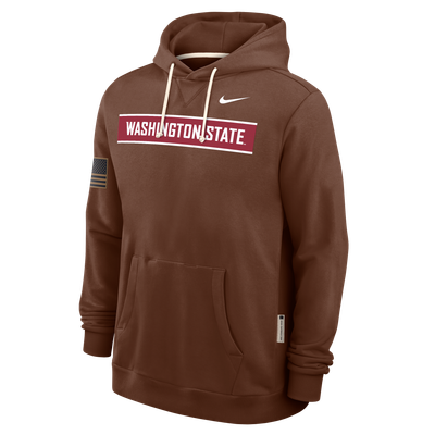 Washington State Cougars Nike 2026 Military Appreciation Dri-FIT Hoodie - Brown