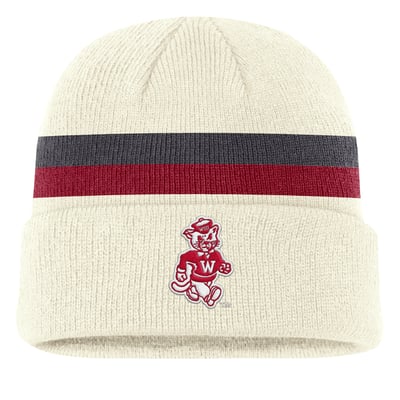 Washington State Cougars Nike Legacy Lettered Cuffed Knit Hat - Cream